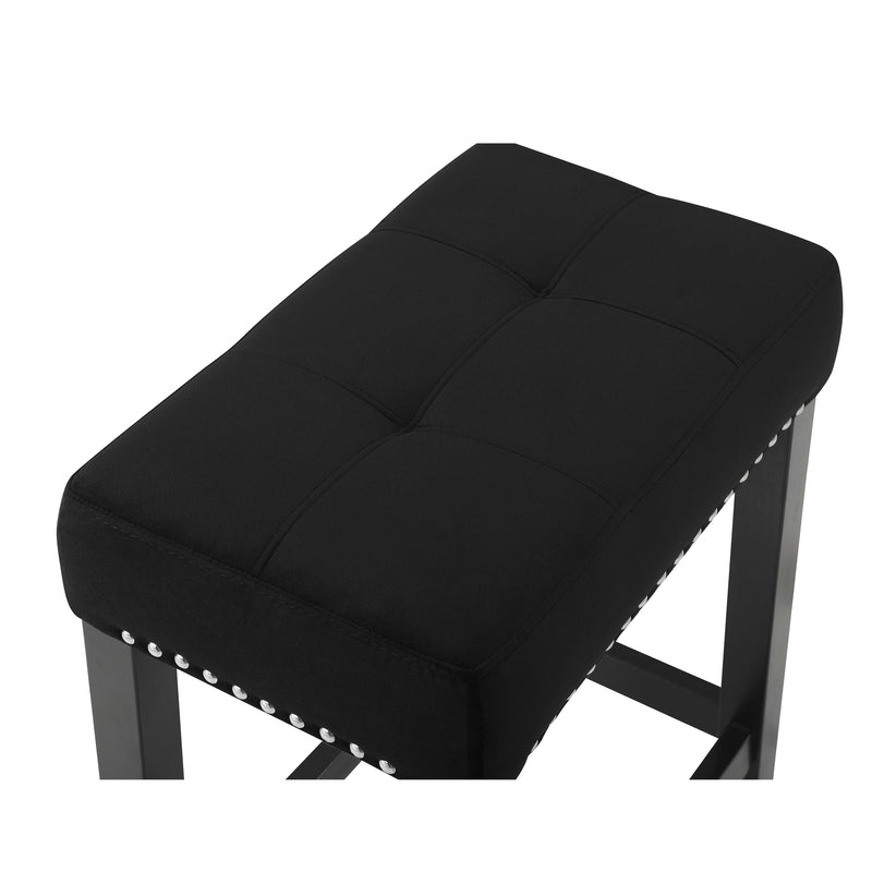 New Classic Furniture Celeste D400-B3S-BLK Theater Bar Table w/ 3 Stools - Black IMAGE 7
