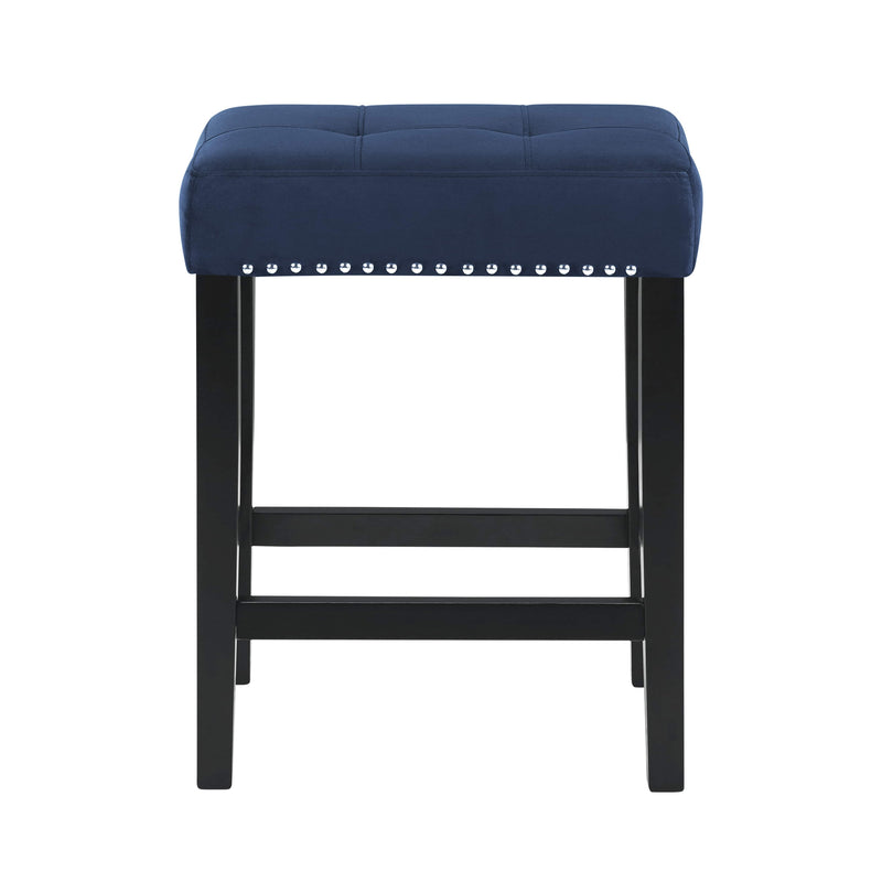 New Classic Furniture Celeste D400-B3S-BLU Theater Bar Table w/ 3 Stools - Blue IMAGE 5