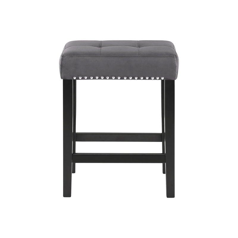 New Classic Furniture Celeste D400-B3S-GRY Theater Bar Table w/ 3 Stools - Gray IMAGE 5