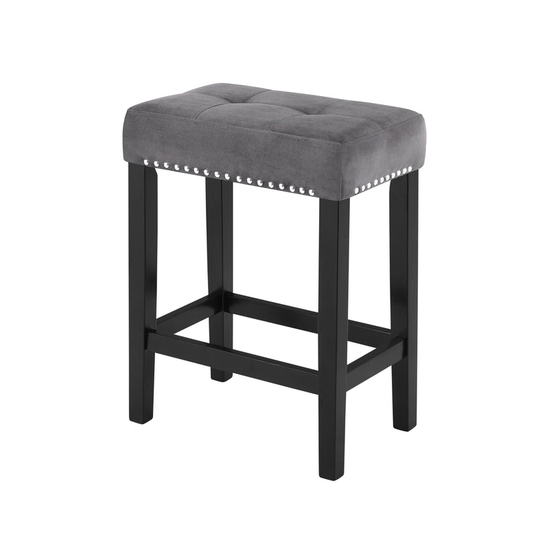 New Classic Furniture Celeste D400-B3S-GRY Theater Bar Table w/ 3 Stools - Gray IMAGE 6