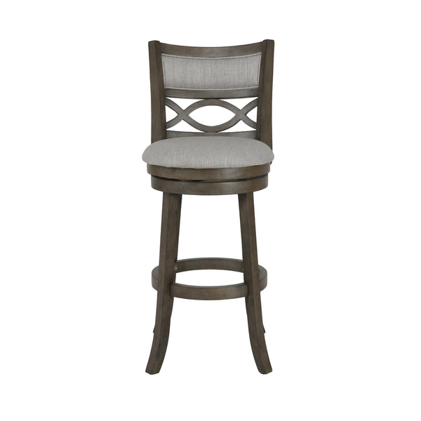 New Classic Furniture Manchester S1128-BS-FG 29" Bar Stool - Antique Gray W/ Fabric Seat IMAGE 1