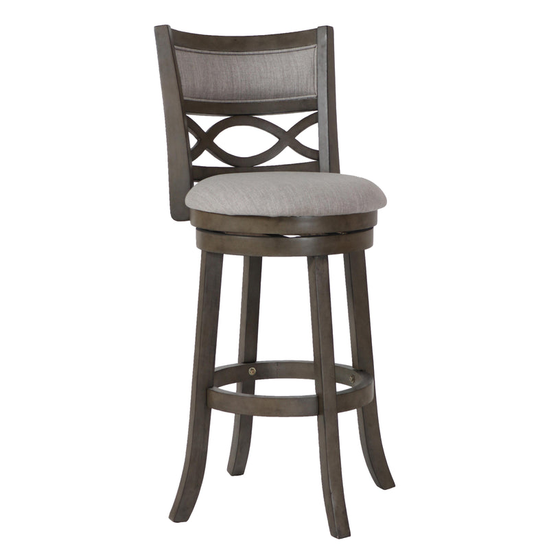 New Classic Furniture Manchester S1128-BS-FG 29" Bar Stool - Antique Gray W/ Fabric Seat IMAGE 2
