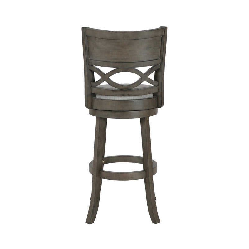 New Classic Furniture Manchester S1128-BS-FG 29" Bar Stool - Antique Gray W/ Fabric Seat IMAGE 3
