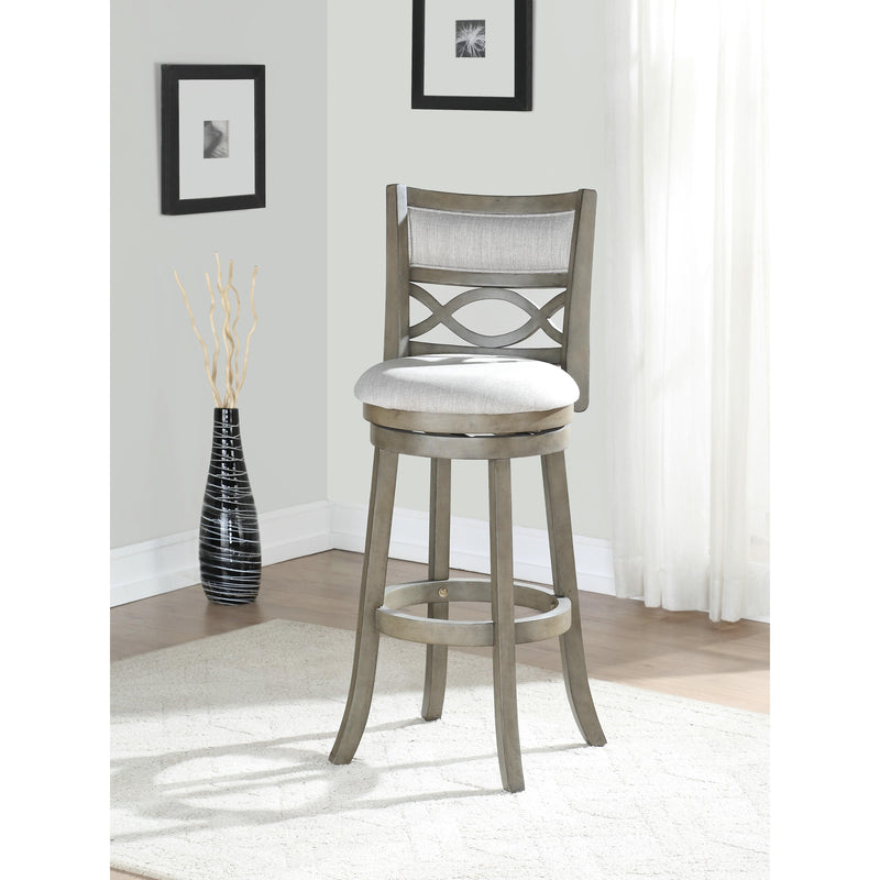 New Classic Furniture Manchester S1128-BS-FG 29" Bar Stool - Antique Gray W/ Fabric Seat IMAGE 6