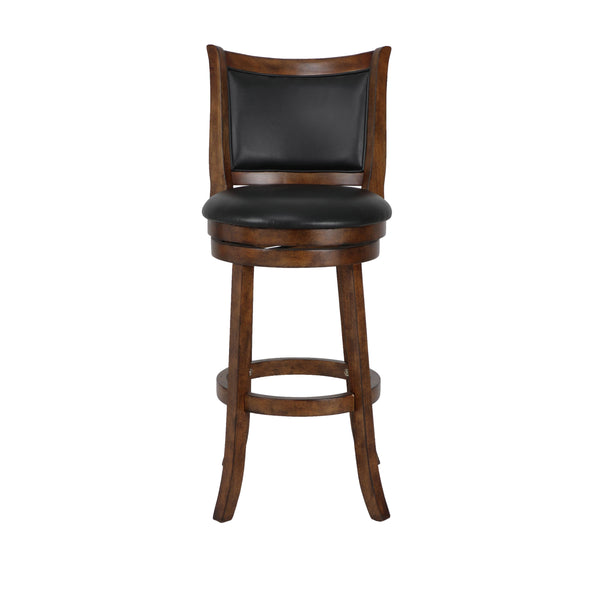 New Classic Furniture Bristol S1131-BS-PB 29" Bar Stool - Dark Brown W/ PU Seat IMAGE 1