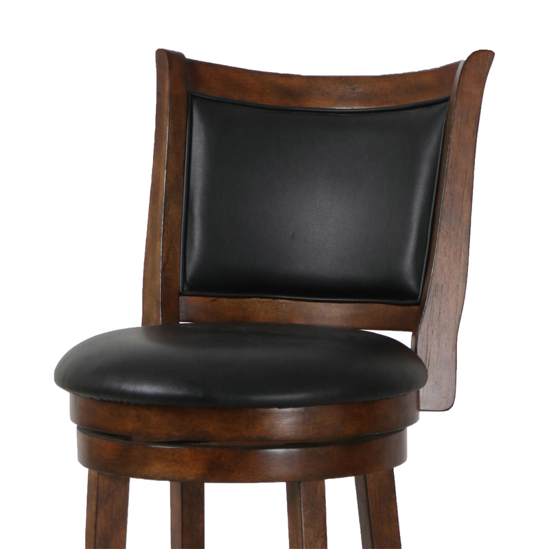 New Classic Furniture Bristol S1131-BS-PB 29" Bar Stool - Dark Brown W/ PU Seat IMAGE 4