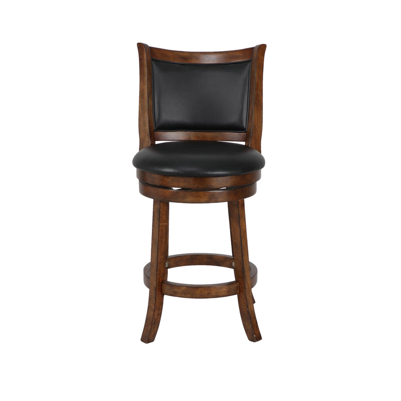 New Classic Furniture Bristol S1131-CS-PB 24" Counter Stool - Dark Brown W/ PU Seat IMAGE 1