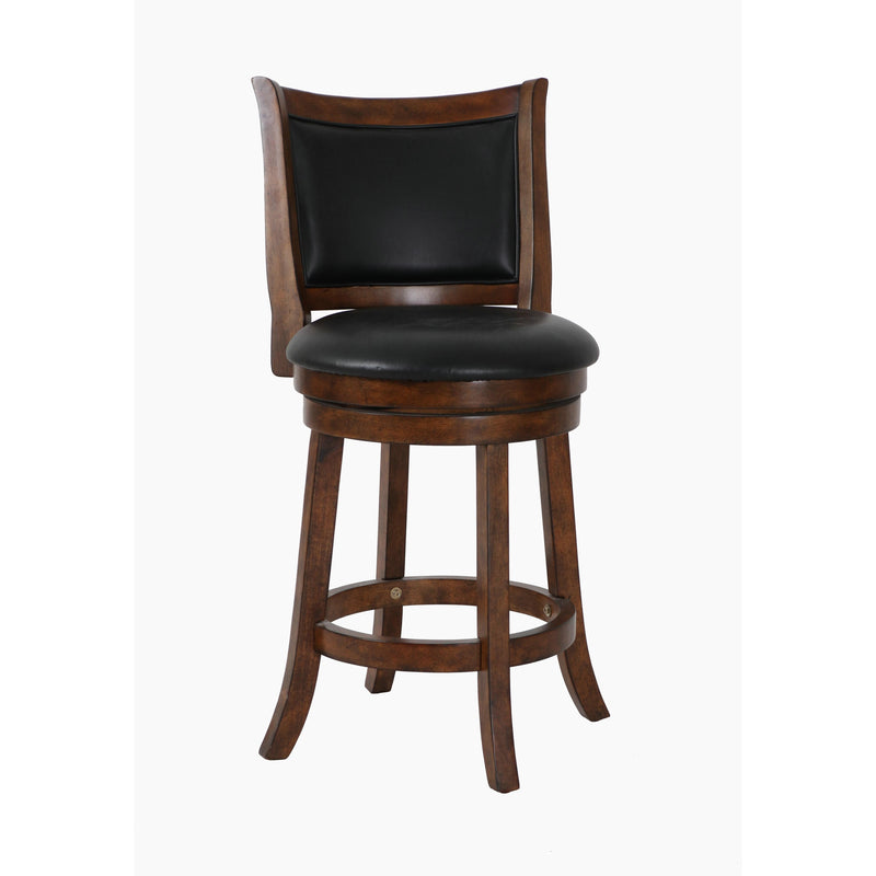 New Classic Furniture Bristol S1131-CS-PB 24" Counter Stool - Dark Brown W/ PU Seat IMAGE 2