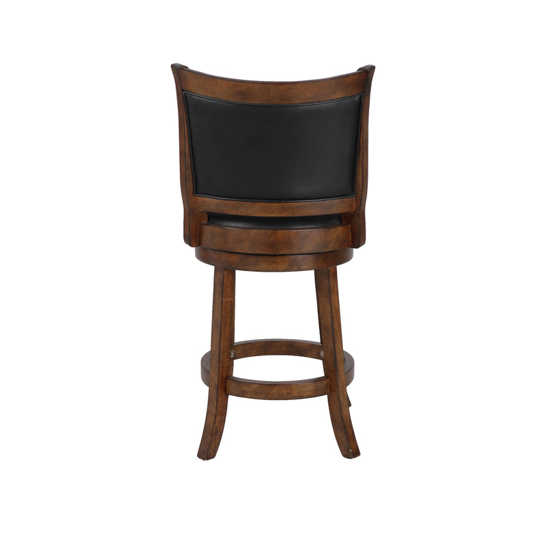 New Classic Furniture Bristol S1131-CS-PB 24" Counter Stool - Dark Brown W/ PU Seat IMAGE 3