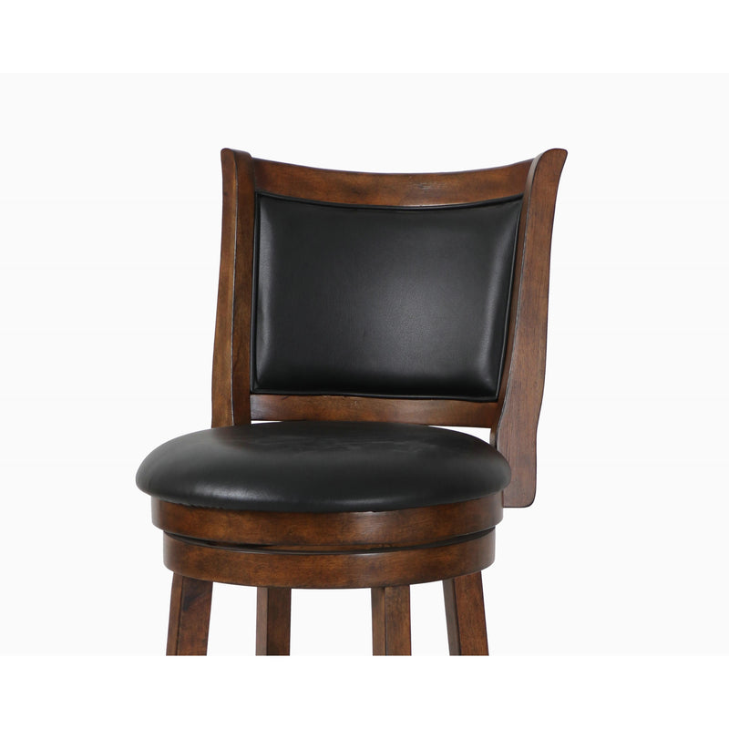 New Classic Furniture Bristol S1131-CS-PB 24" Counter Stool - Dark Brown W/ PU Seat IMAGE 4