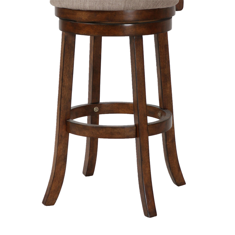 New Classic Furniture Aberdeen S1218-BS-FB 29" Bar Stool - Dark Brown W/ Fabric Seat IMAGE 5