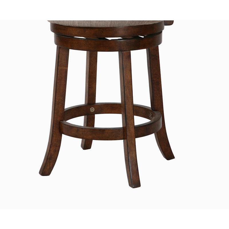 New Classic Furniture Aberdeen S1218-CS-FB 24" Counter Stool - Dark Brown W/ Fabric Seat IMAGE 5