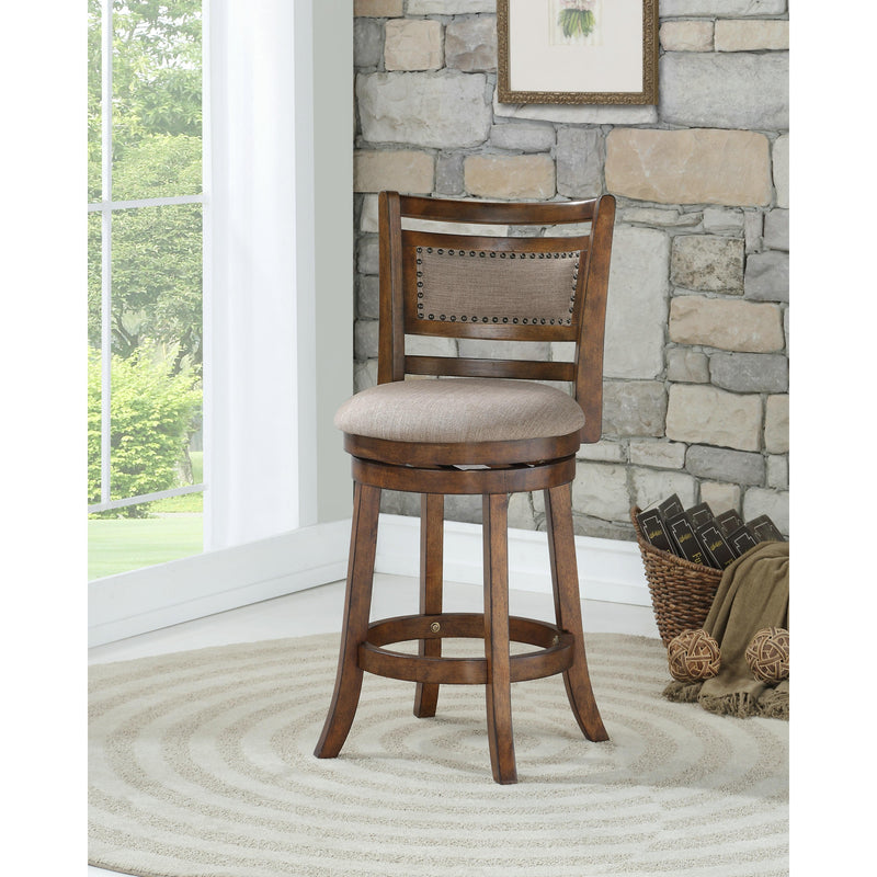 New Classic Furniture Aberdeen S1218-CS-FB 24" Counter Stool - Dark Brown W/ Fabric Seat IMAGE 6
