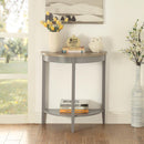 Acme Furniture Justino 90161 Accent Table - Gray Oak & Gray IMAGE 1