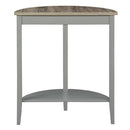 Acme Furniture Justino 90161 Accent Table - Gray Oak & Gray IMAGE 4