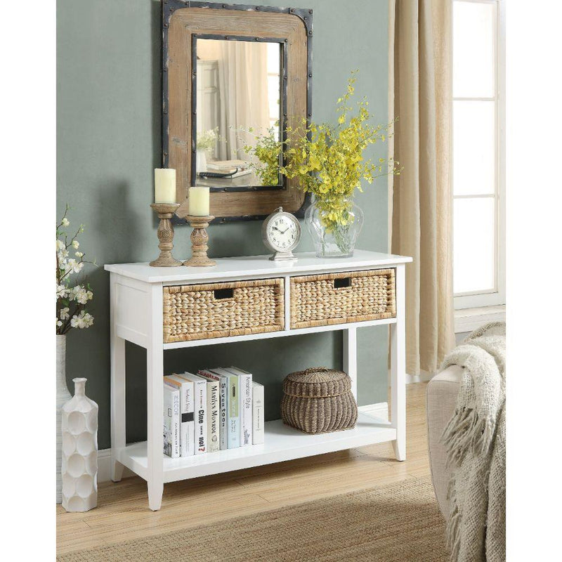 Acme Furniture Flavius 90262 Accent Table - White IMAGE 6