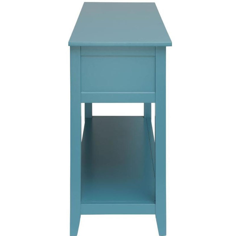 Acme Furniture Flavius 90266 Accent Table - Teal IMAGE 3