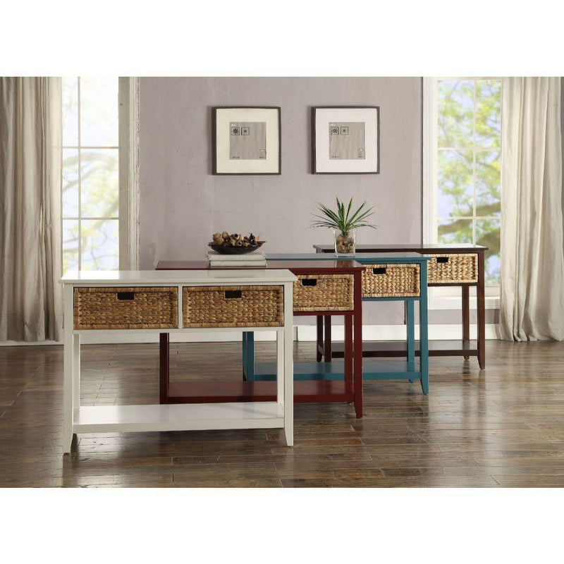 Acme Furniture Flavius 90266 Accent Table - Teal IMAGE 7