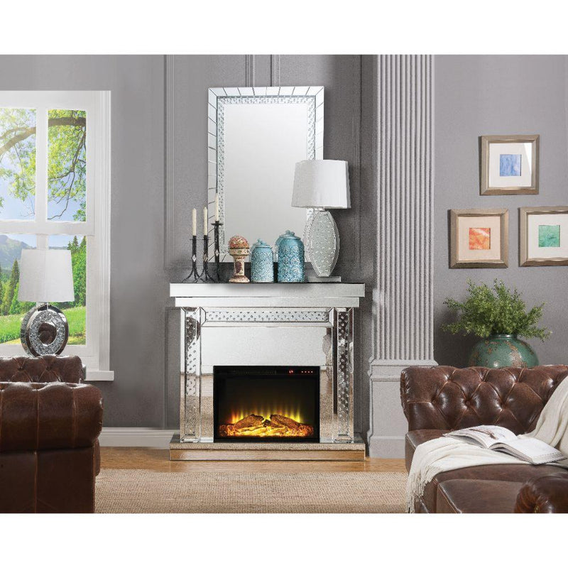 Acme Furniture Nysa 90272 Fireplace IMAGE 3