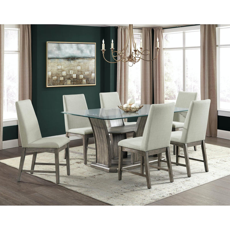  Elements International Dapper DPR300SCN Side Chair - Grey IMAGE 2
