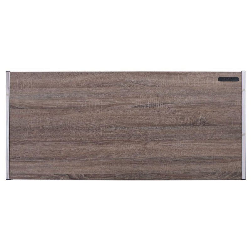Acme Furniture Finis 92344 Desk - Weathered Oak & Chrome IMAGE 4