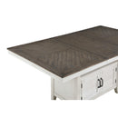New Classic Furniture Richland D7522 Counter Dining Table - White/Brown IMAGE 6