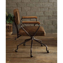 Acme Furniture Hallie 92410 Executive Office Chair - Vintage Whiskey IMAGE 4