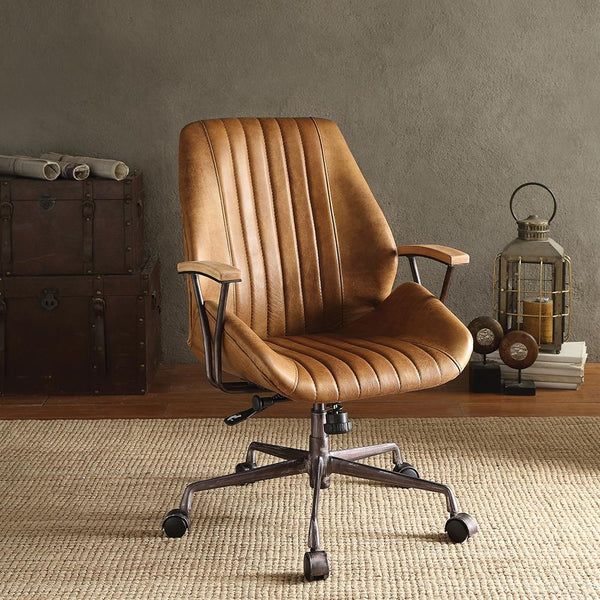 Acme Furniture Hamilton 92412 Executive Office Chair - Coffee IMAGE 1