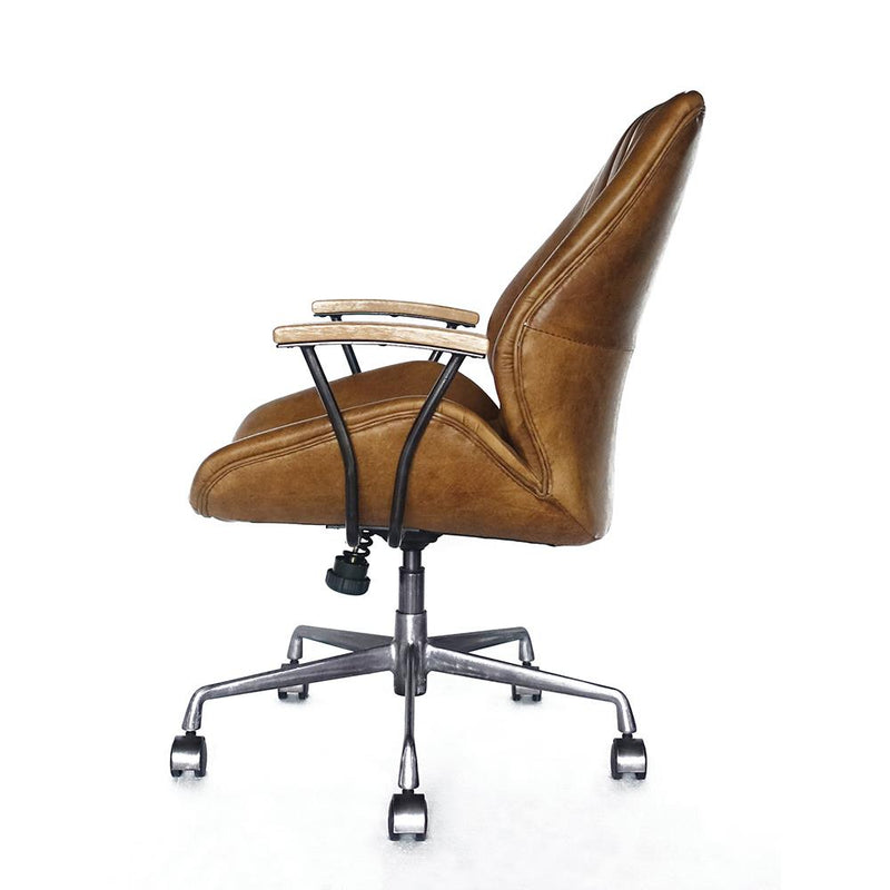 Acme Furniture Hamilton 92412 Executive Office Chair - Coffee IMAGE 4
