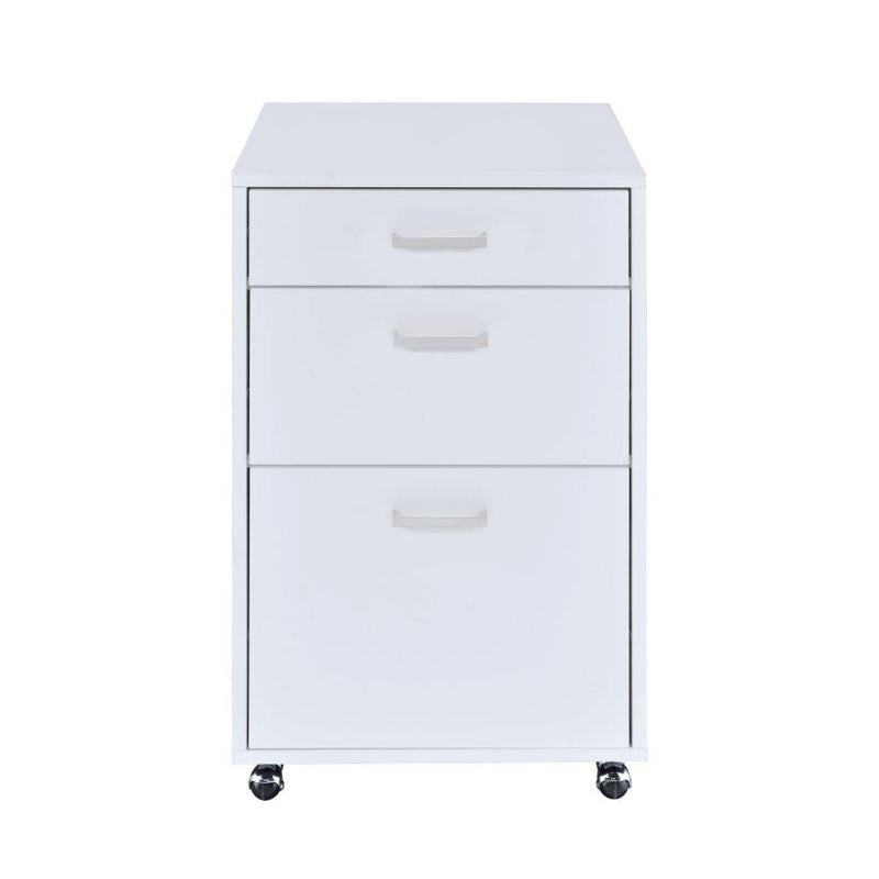 Acme Furniture Coleen 92454 File Cabinet - White IMAGE 2