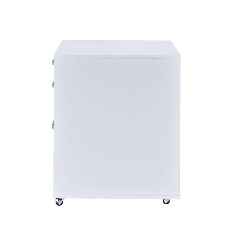 Acme Furniture Coleen 92454 File Cabinet - White IMAGE 3
