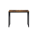 Acme Furniture Zaidin 92600 Writing Desk - Weathered Oak & Black IMAGE 3