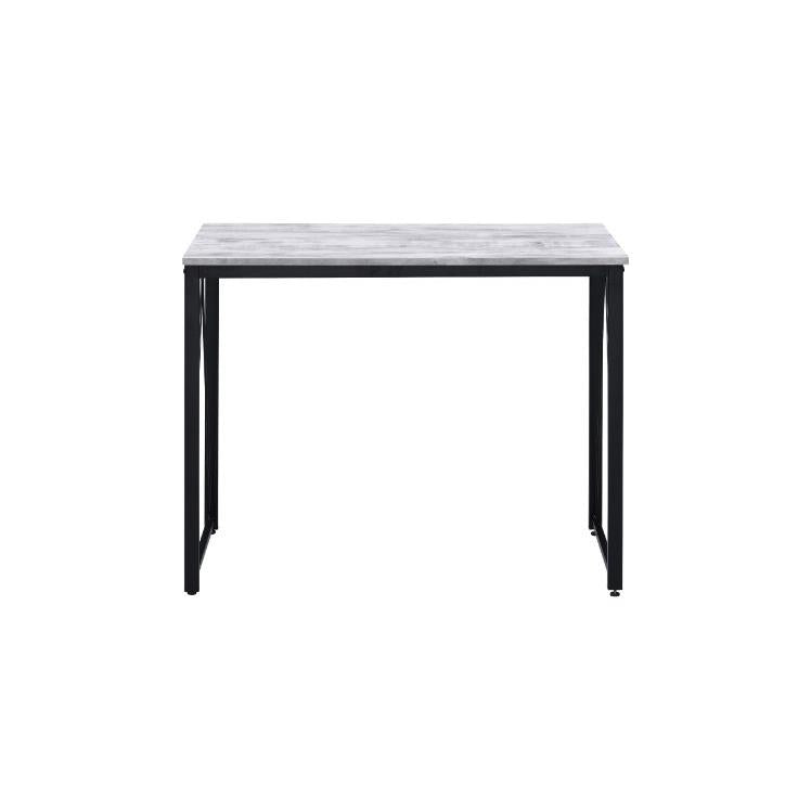 Acme Furniture Zaidin 92604 Writing Desk - Antique White & Black IMAGE 3