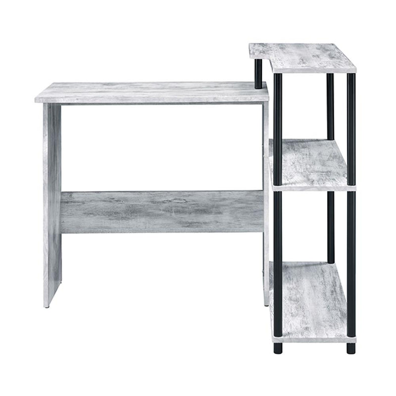 Acme Furniture Ievi 92752 Writing Desk - Antique White & Black IMAGE 3