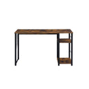 Acme Furniture Vadna 92765 Writing Desk - Weathered Oak & Black IMAGE 3