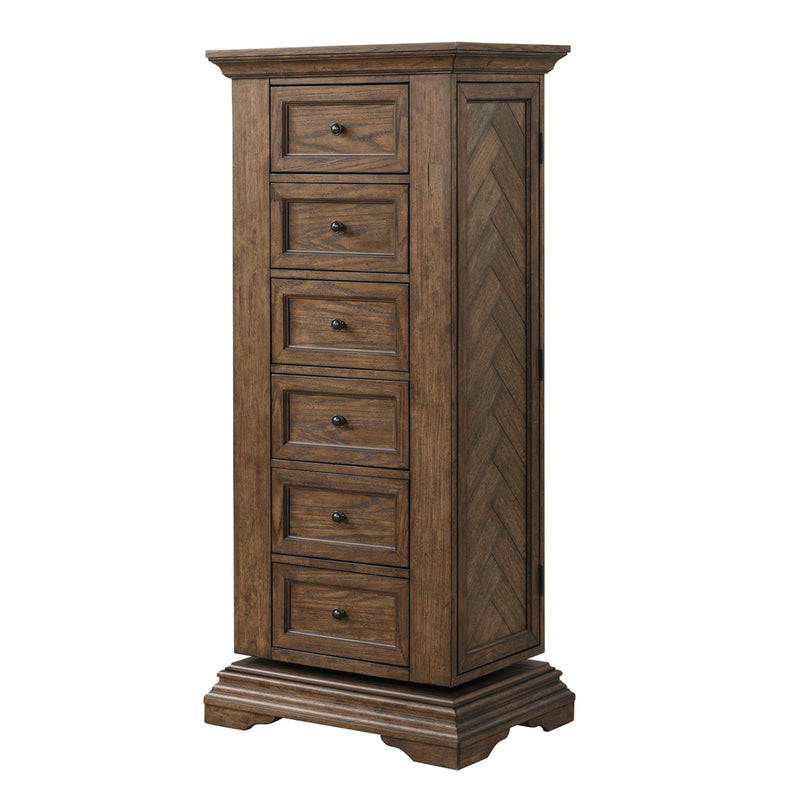 New Classic Furniture Mar Vista B658-079 Swivel Lingerie Chest - Walnut IMAGE 2