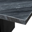  Elements International Valentino CVL400CTTB Counter Height Dining Table - Grey Marble IMAGE 5