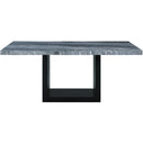  Elements International Valentino CVL400TTB Dining Table - Grey Marble IMAGE 2