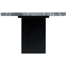 Elements International Valentino CVL400TTB Dining Table - Grey Marble IMAGE 3