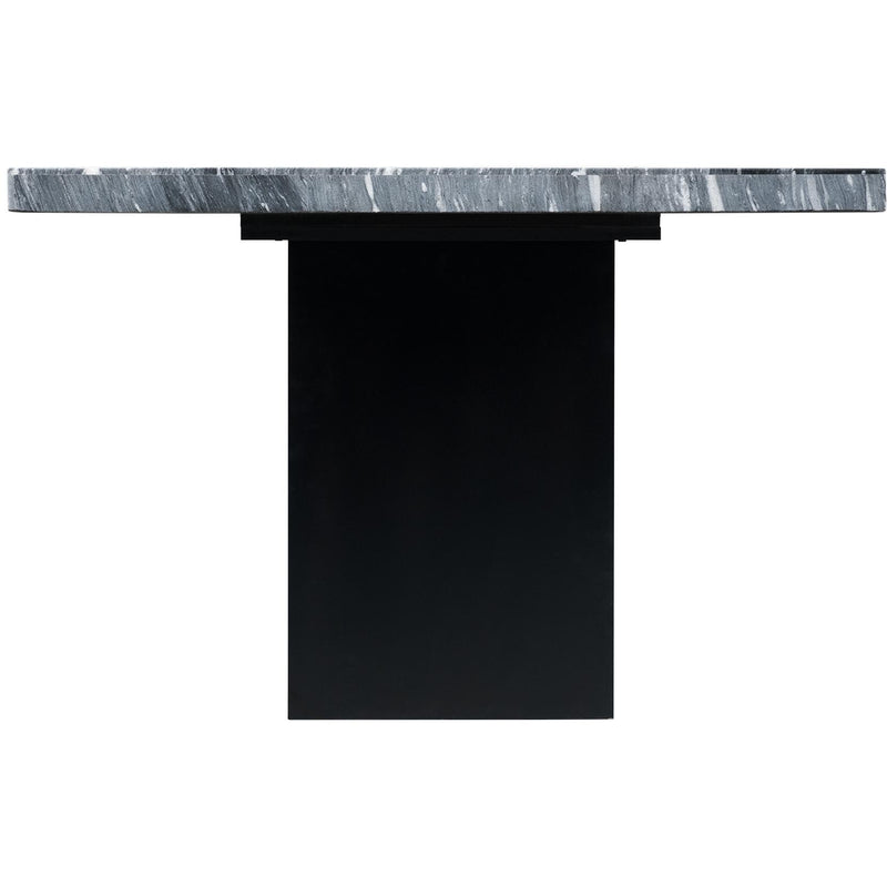  Elements International Valentino CVL400TTB Dining Table - Grey Marble IMAGE 3