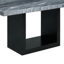  Elements International Valentino CVL400TTB Dining Table - Grey Marble IMAGE 6