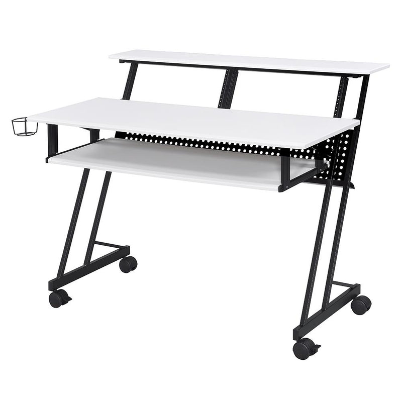 Acme Furniture Suitor 92902 Music Desk - White IMAGE 2