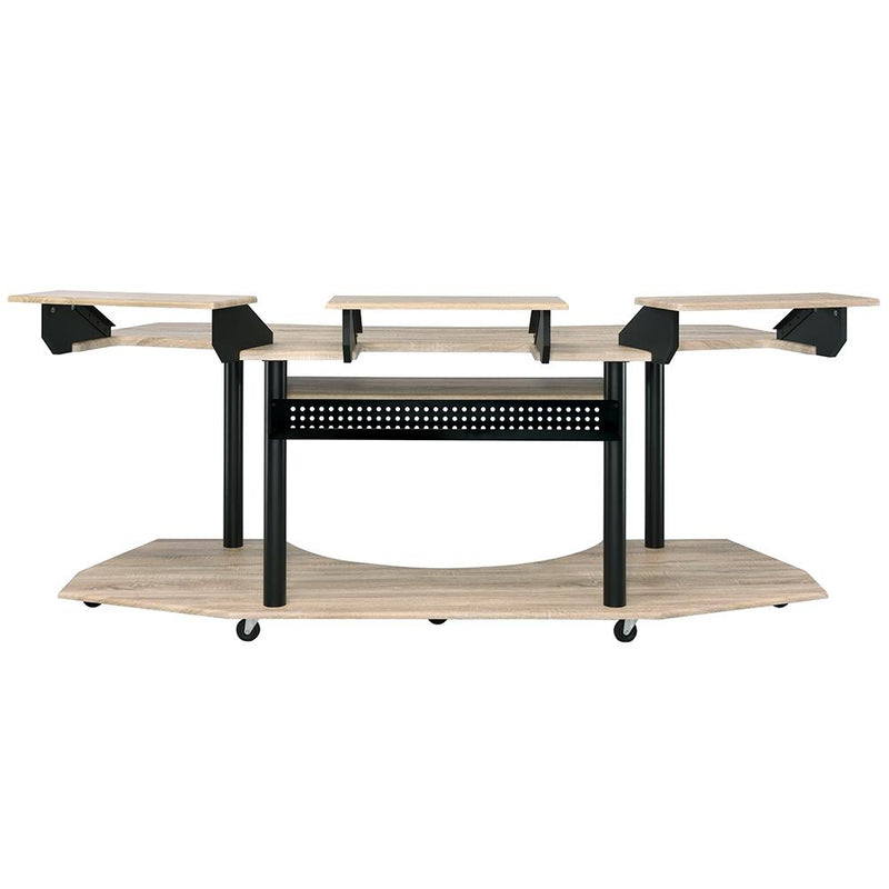 Acme Furniture Eleazar 92897 83" Music Desk - Natural IMAGE 4