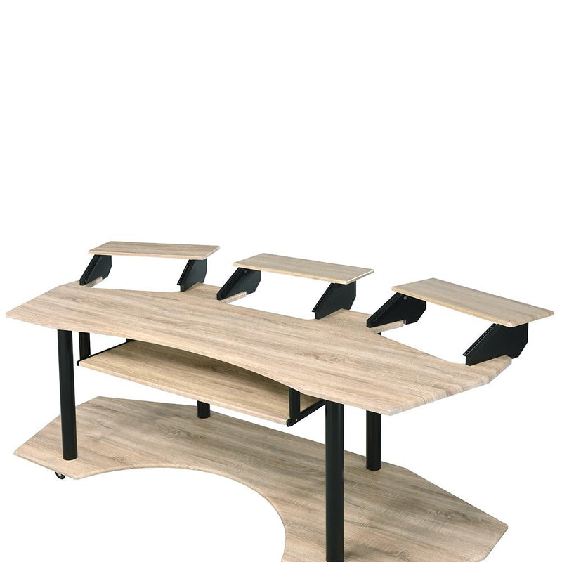 Acme Furniture Eleazar 92897 83" Music Desk - Natural IMAGE 7