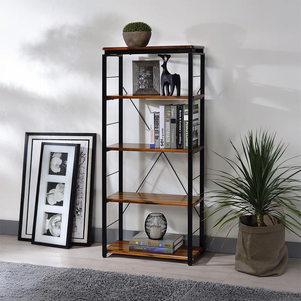 Acme Furniture Jurgen 92912 Bookshelf - Oak IMAGE 1