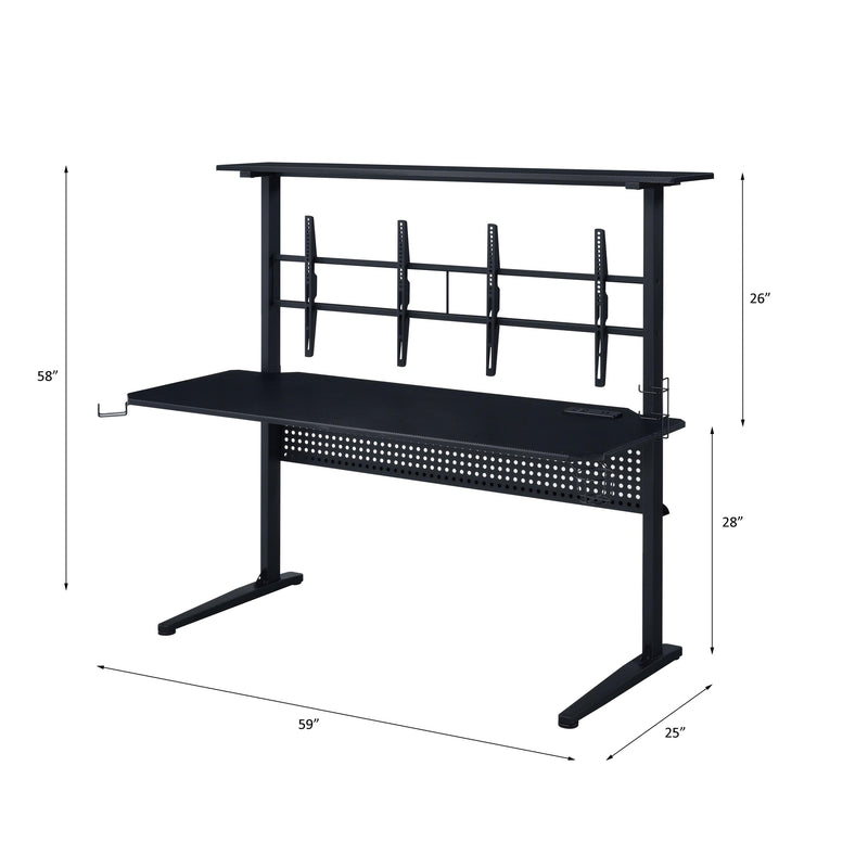 Acme Furniture Canzi 93130 Gaming Desk with USB IMAGE 6