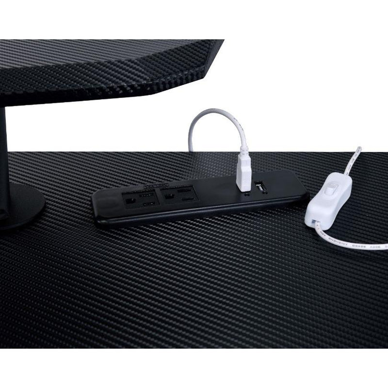 Acme Furniture Vildre 93132 Gaming Table - Black IMAGE 3