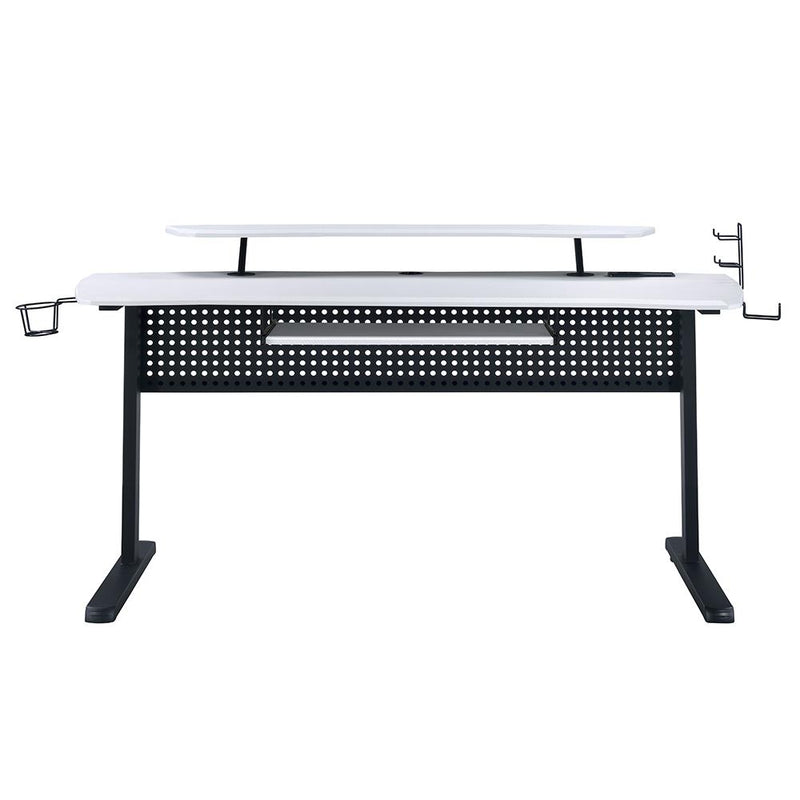 Acme Furniture Vildre 93134 Gaming Table - White IMAGE 3