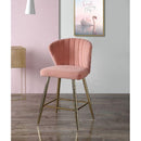 Acme Furniture Rizgek 96090 Counter Height Chair - Pink IMAGE 5