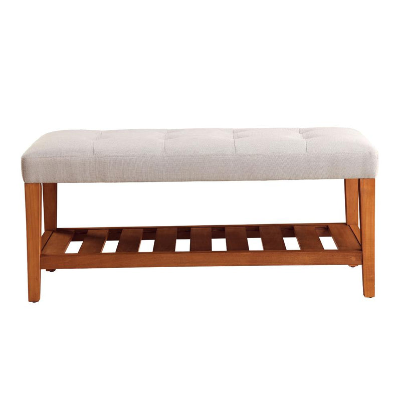 Acme Furniture Charla 96680 Bench - Light Grey IMAGE 3